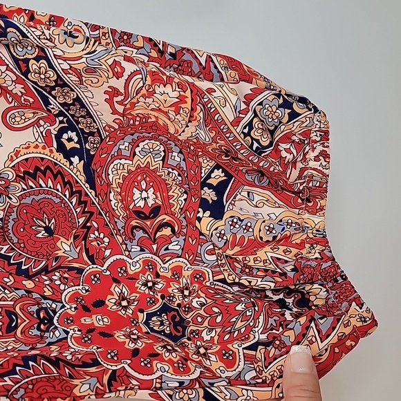 Boho Smocked Waist Joggers - Picture 6 of 7